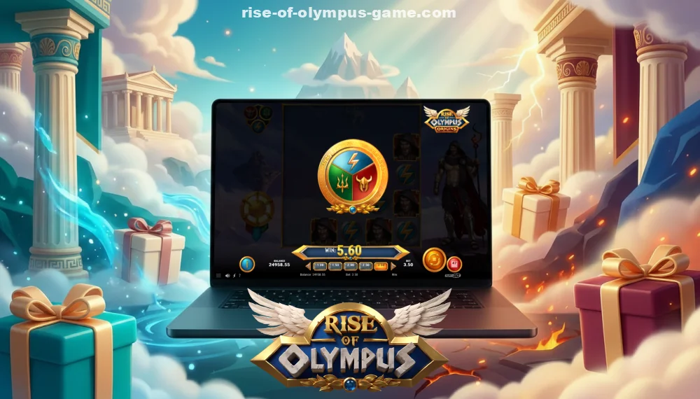 The demo version of Rise of Olympus features the same bonus features as the real-money version