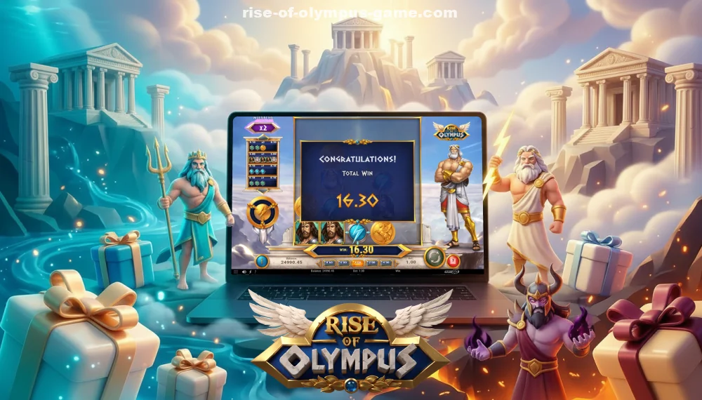 Bonuses in the Rise of Olympus slot include bonus features, free spins, and additional casino offers