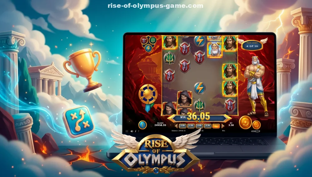 To increase the odds of winning in Rise of Olympus Origins, manage the bets and take advantage of the bonuses