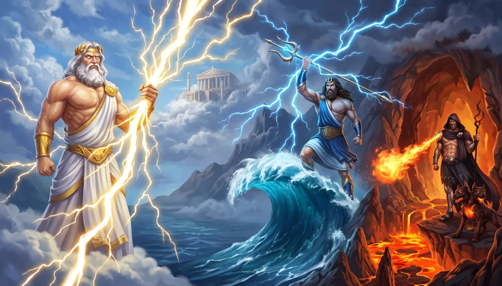 The Rise of Olympus demo version lets players explore all the game mechanics and bonus features for free, with no risk