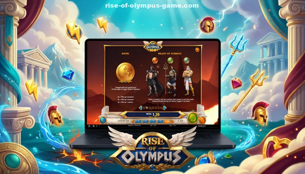 In Rise of Olympus 100, the gods, Wilds, and bonus features help form clusters and increase payouts